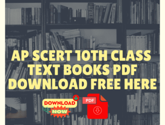 AP SCERT 10th Class Text Books PDF Download Free Here