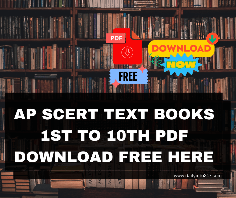 AP SCERT Text Books Class 1st to 10th PDF Download Free Here