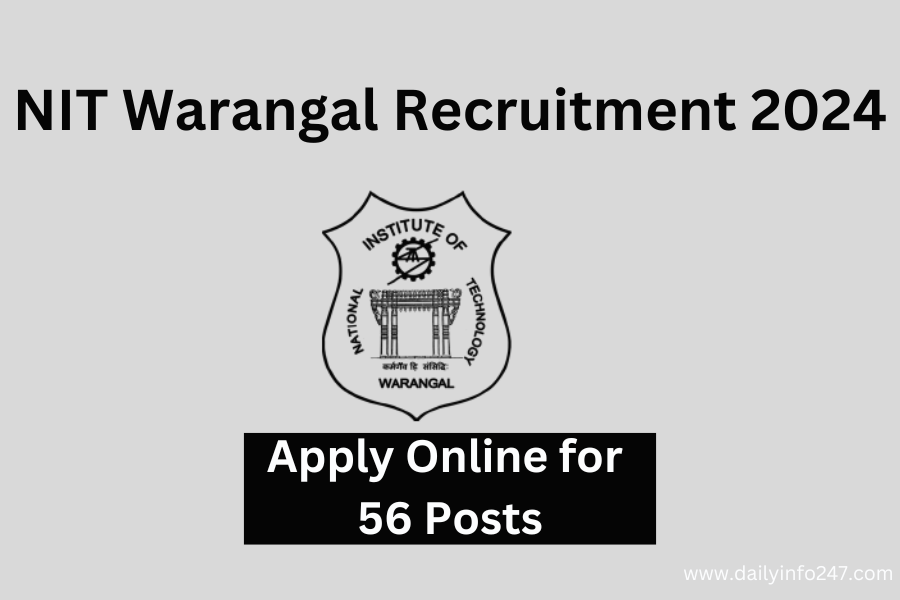 NIT Warangal Recruitment 2024
