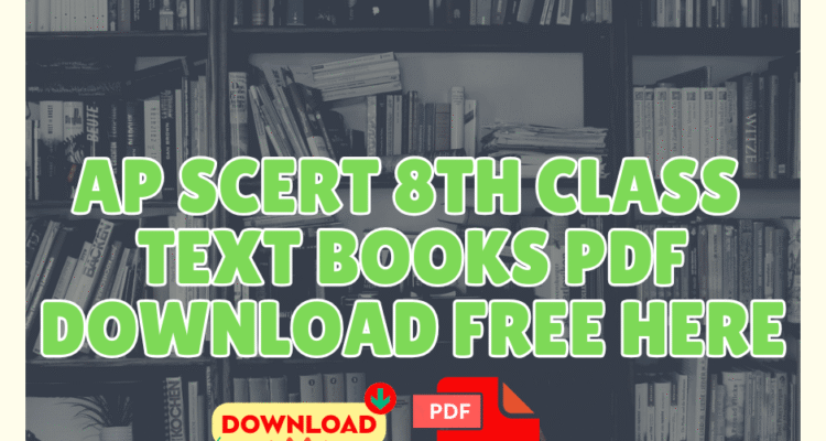 AP SCERT 8th Class Text Books PDF Download Free Here