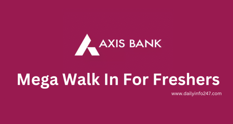 AXIS BANK WALK-IN DRIVE IN HYDERABAD FOR BANKING OFFICER ROLES – 30 OPENINGS