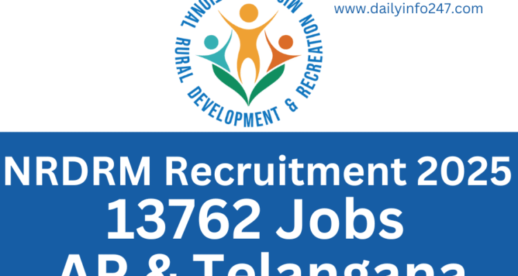 NRDRM Recruitment 2025 13762 Jobs AP & Telangana