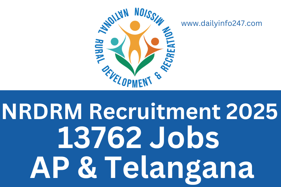 NRDRM Recruitment 2025 13762 Jobs AP & Telangana