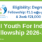 SBI YOUTH FOR INDIA FELLOWSHIP 2026-27 | Eligibility: Degree | Fellowship: 3 Lakhs+ Per year