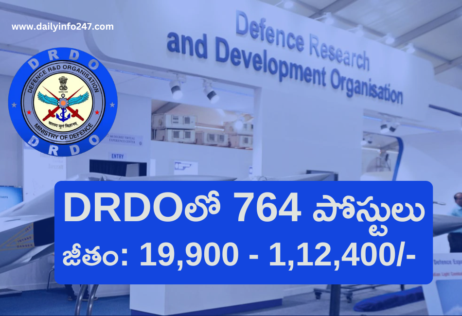 DRDO CEPTAM 11 Recruitment 2025 - Apply Online for 764 Posts