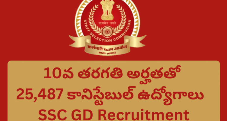 SSC GD Notification 2026 Out For 25487 Constable Vacancies