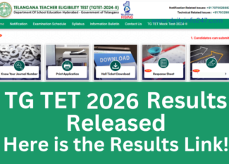 Telangana TET Results 2026