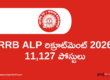 RRB ALP Recruitment 2026 Notification Out - Apply Online for 11,127 Posts