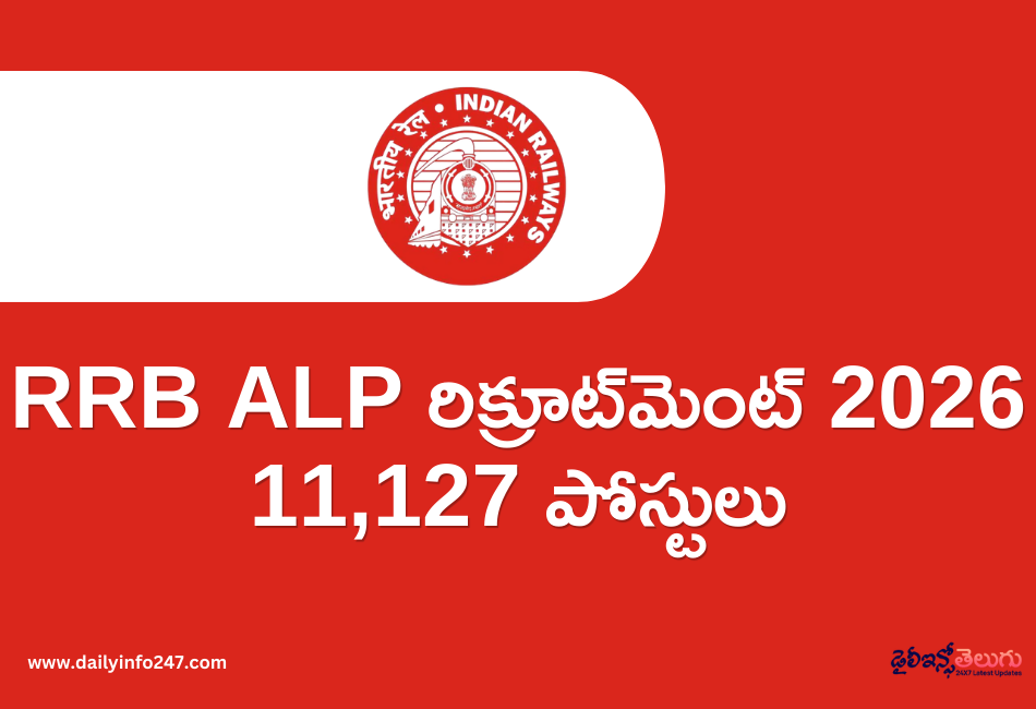 RRB ALP Recruitment 2026 Notification Out - Apply Online for 11,127 Posts
