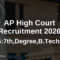 AP High Court Recruitment 2026