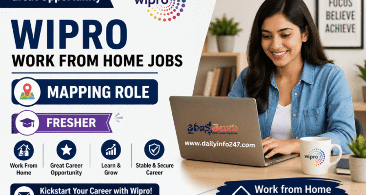 Wipro Walk-in || Work From Home Opportunity || 100 Posts || Mapping || Fresher