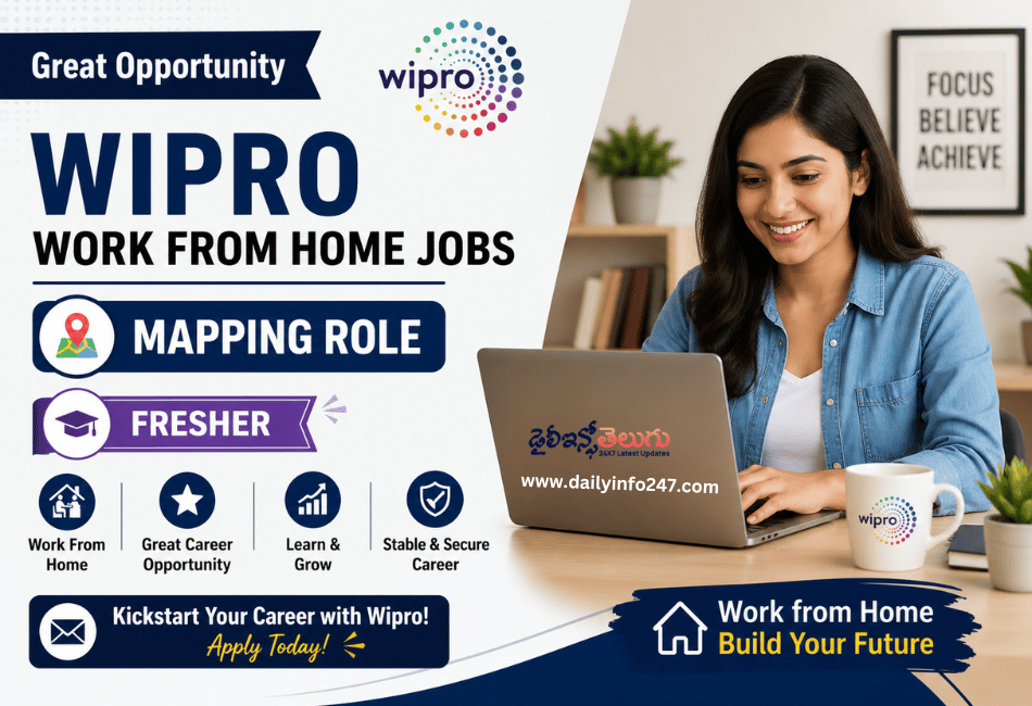 Wipro Walk-in || Work From Home Opportunity || 100 Posts || Mapping || Fresher