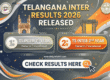 Telangana Inter Results 2026 Released | 1st Year | 2nd Year | Check Here