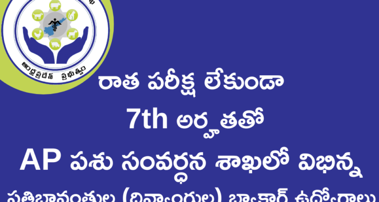 AP Collector Office & Animal Husbandry Group–IV Backlog Recruitment 2026 