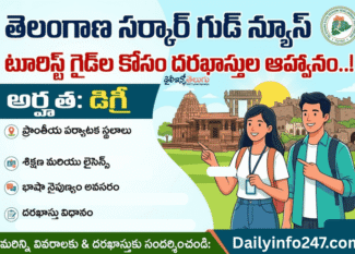 Telangana Tourist Guide Notification