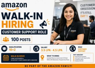 Amazon Hiring Customer Support Role