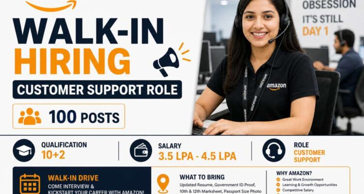 Amazon Hiring Customer Support Role