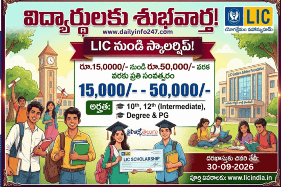 LIC Golden Jubilee Scholarships 2026