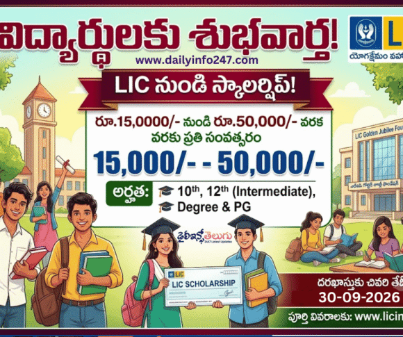 LIC Golden Jubilee Scholarships 2026