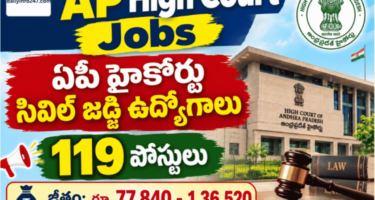 AP High Court Civil Judge Recruitment 2026 - Apply Online for 119 Posts