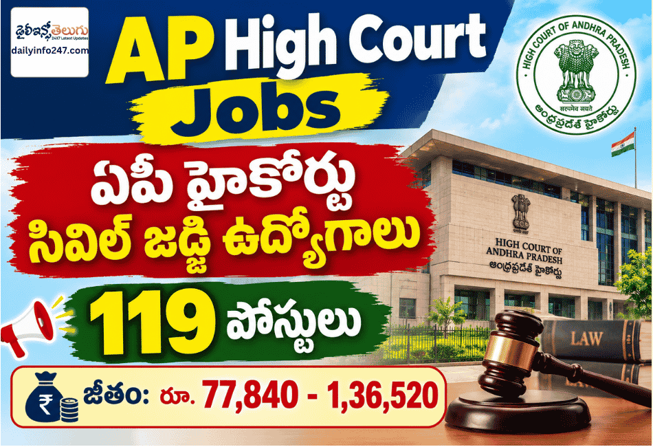 AP High Court Civil Judge Recruitment 2026 - Apply Online for 119 Posts